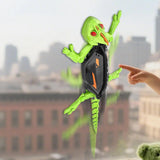 Gecko grimpeur sur une vitre