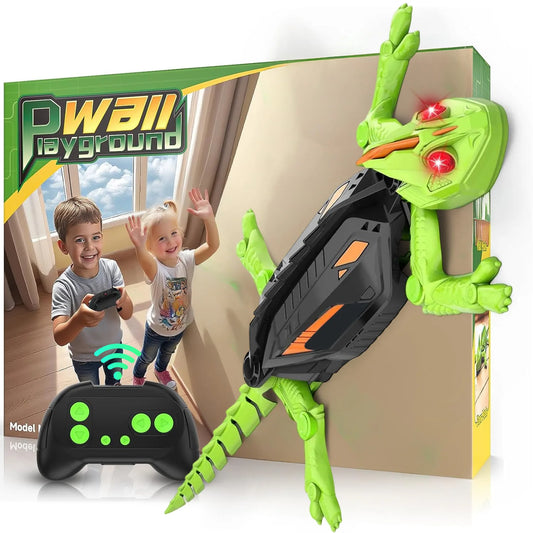 Gecko grimpeur télécommandé et sa manette